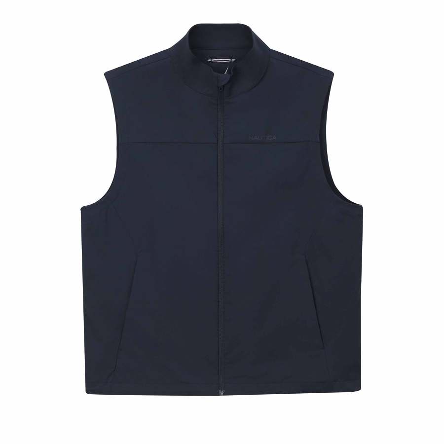 NAUTICA Vests Men's Stand Collar Moderate Other