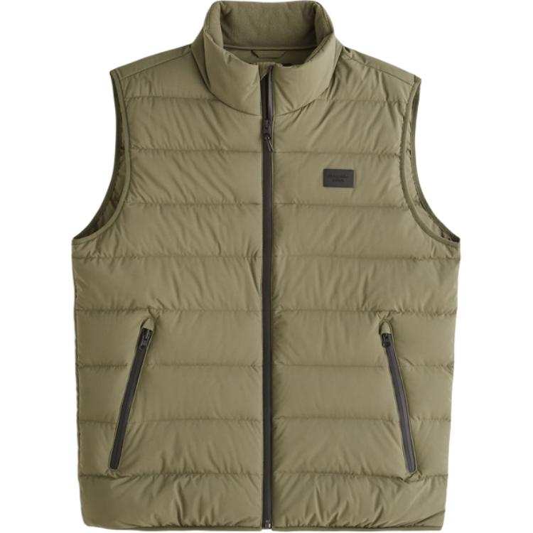 Abercrombie&Fitch Vest Men's Olive Green
