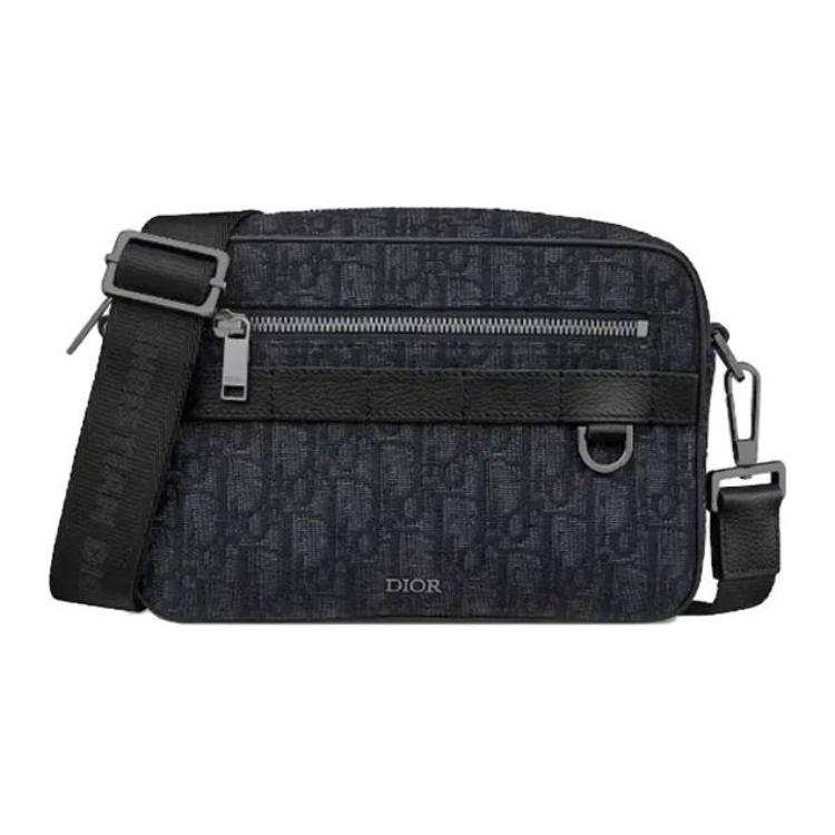 DIOR Leather Crossbody Bag, Shoulder Bag Women's Black