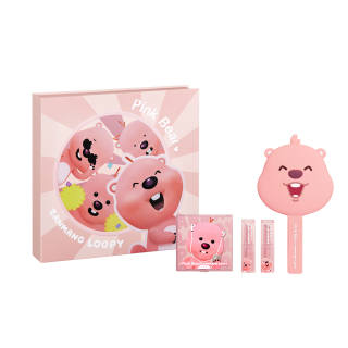 Pink Bear x LUBI Lipstick Box Makeup Sets Easy to Blend Matte Finish With No Transfer Four Piece Set