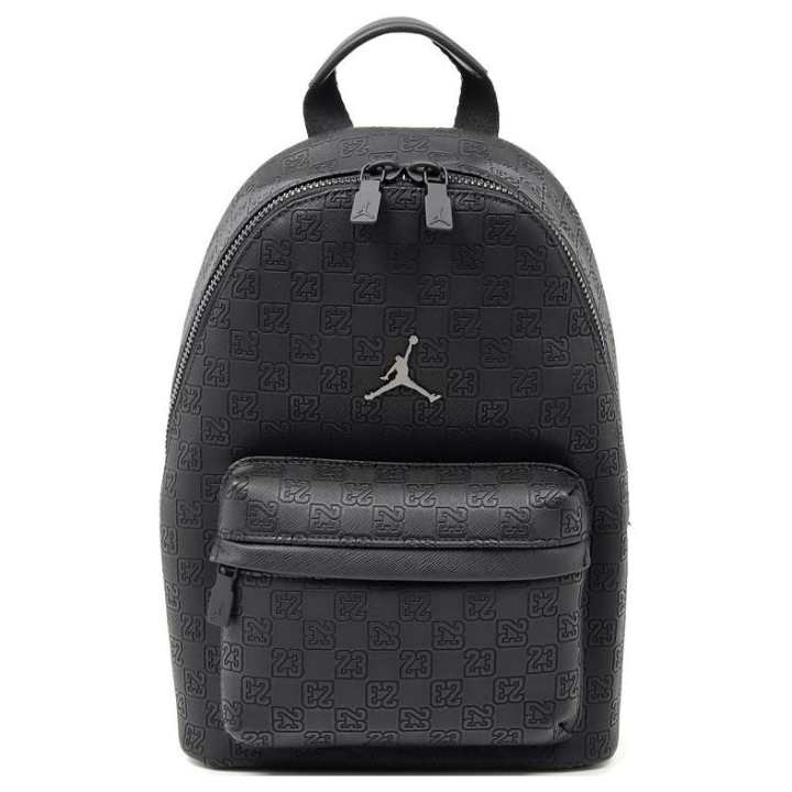 Jordan Jordan Monogram Polyester Backpack Mini Unisex Black