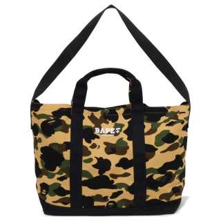 A BATHING APE 1ST CAMO Cotton Tote Bag, Shoulder Bag, Handbag Unisex Light/Dark Color Camouflage