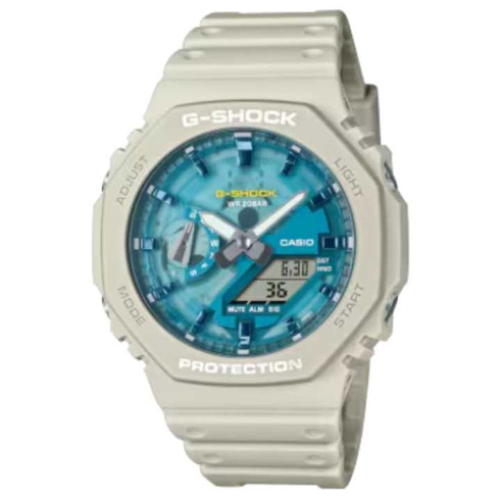 CASIO CASIO 2100 Collection Eight Prince Quartz Movement Resin Strap Watch Unisex Blue Dial