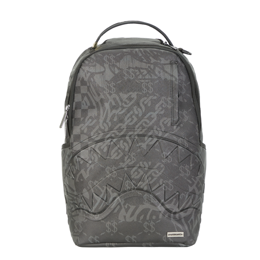 SPRAYGROUND SPRAYGROUND PVC Polyvinyl Chloride Backpack Unisex Black