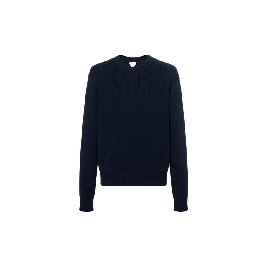 Bottega Veneta SS22 Cashmere Sweater Men's Dark Blue