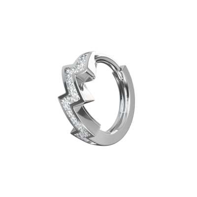 ICEGANG 925 Silver Zircon Earrings Unisex
