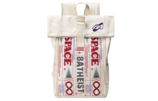 8atheist Polyester Backpack Unisex Ecru Color Block