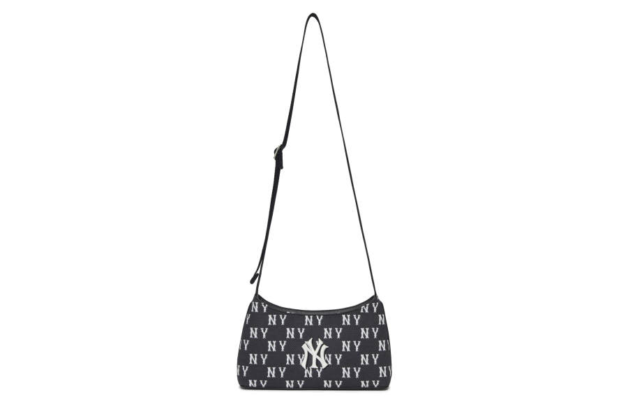 MLB MLB Monogram Collection Boston Red Sox Polyester One Shoulder Bag Crossbody Bag Unisex Black