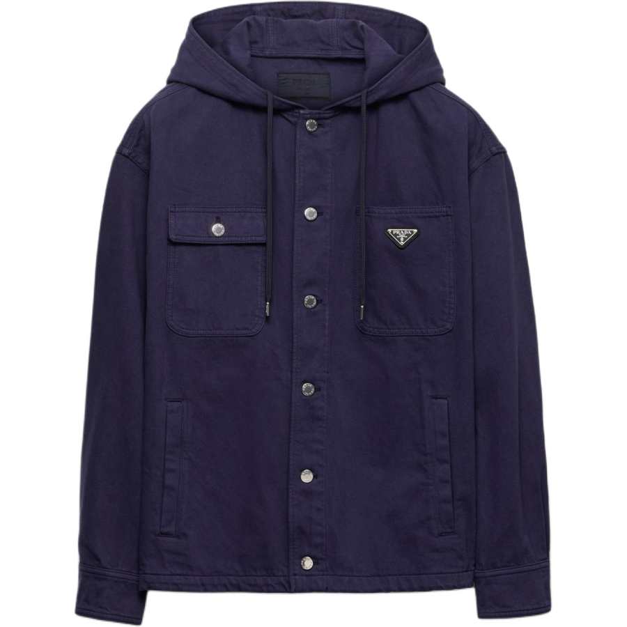 PRADA PRADA SS25 Denim Jacket Men's Blue