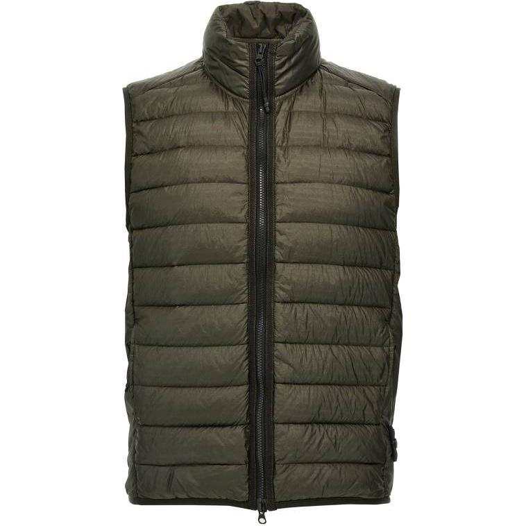 STONE ISLAND Compass Patch High Neck Padded Gilet