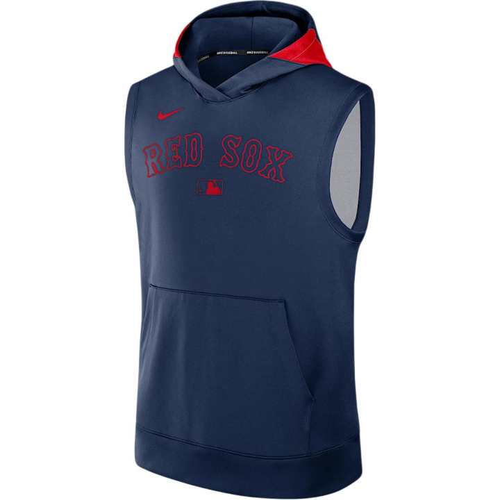 Nike Nike Boston Red Sox Authentic Collection Men’s Nike Dri-FIT Mlb Sleeveless Pullover Hoodie