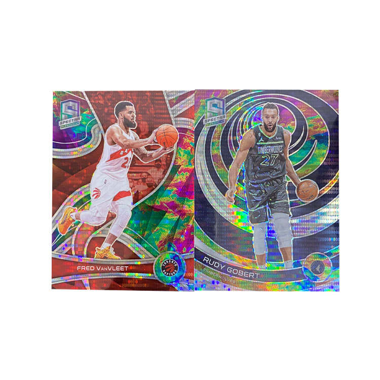 PANINI 2022 Spectrum, VanVleet, Red Fold 16/99, 2023 Gobert 149 Sports Cards 2 Pcs