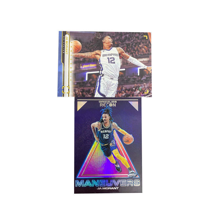 PANINI 2022 23 Basketball NBA 2023 Grizzlies, Autographed, Ja Morant, 2022 RECON NO.12 BASE Card Sports Cards 2 Pcs