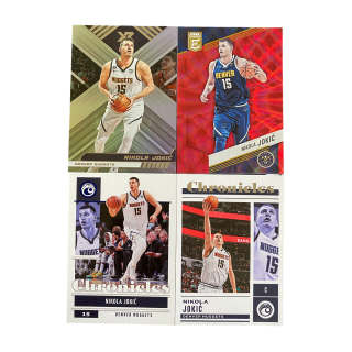 PANINI 2022 Nuggets, Nikola Jokic 11/99 Edition 2023 Red Discount, Silver Discount, Special Edition Sports Cards 4 Pcs
