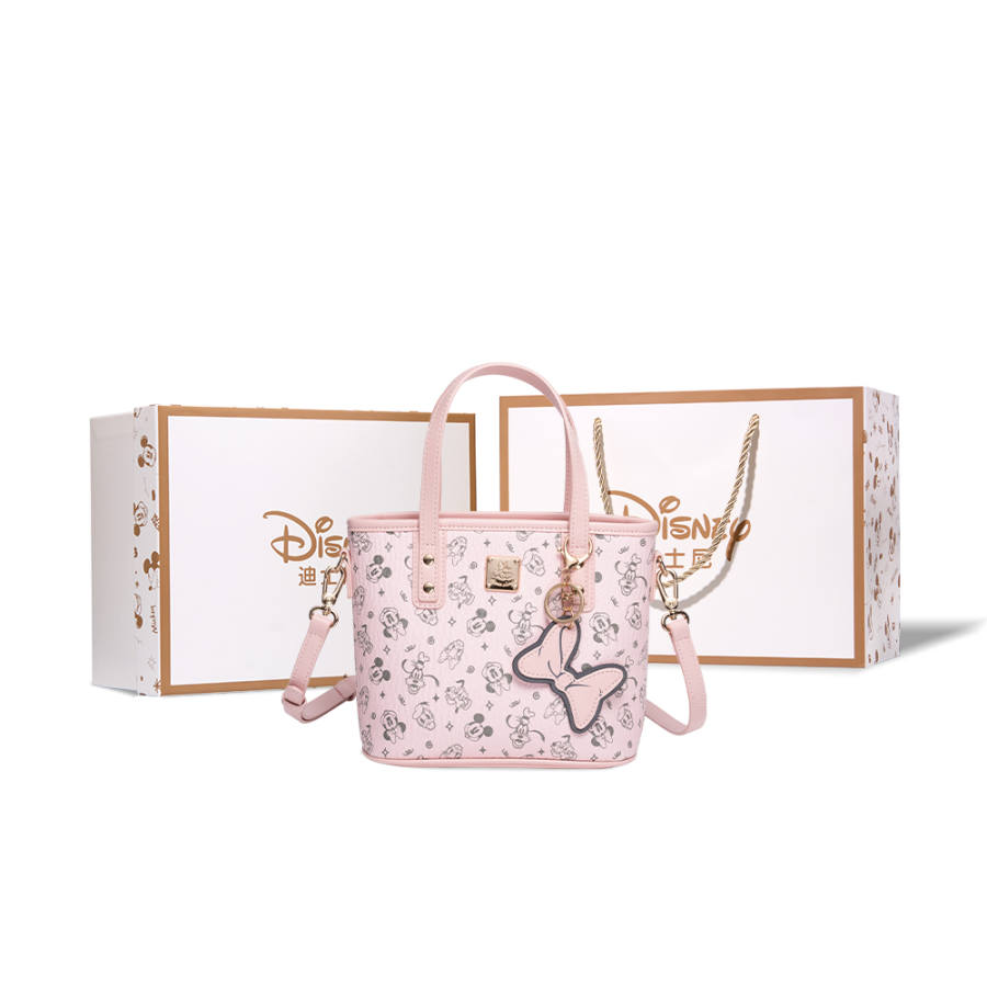 Disney PVC Shoulder Bag, Crossbody Bag, Handbag Regular Women's Pink/Apricot
