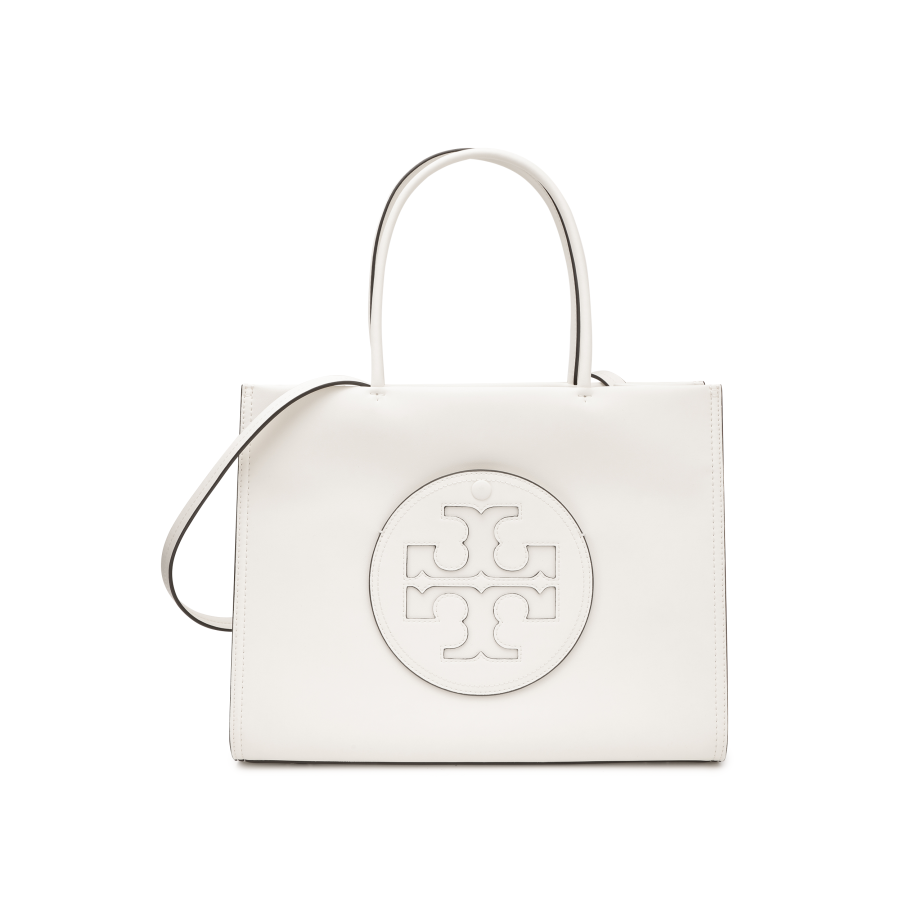 TORY BURCH Ella Synthetic Leather Tote Bag, Shopping Bag, Shoulder Bag, Crossbody Bag, Handbag Small Women's