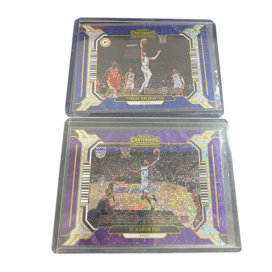 PANINI 2024 Ball Game Ticket, Tyrese Haliburton, Fox, Teka, Dot Discount, Total 2 Pcs Sports Cards 2 Pcs