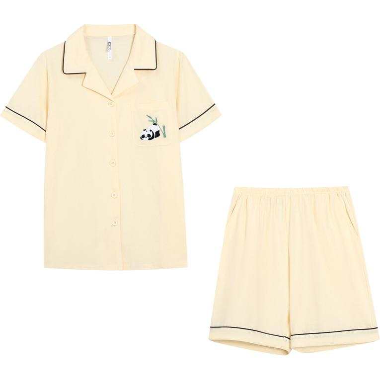 HONGDOUJUJIA Pajama Set Women's Vanilla White