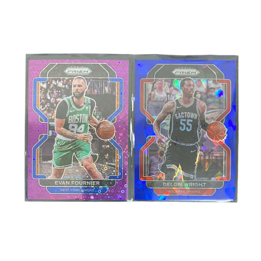 PANINI 2021 22 Fournier 75, De Jong, Wright 125, PRIZM Sports Cards 2 Pcs