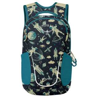OSPREY 9L Mountaineering Bag Backpack Outdoor Bag Recycled Polyester Green & Blue Kids'