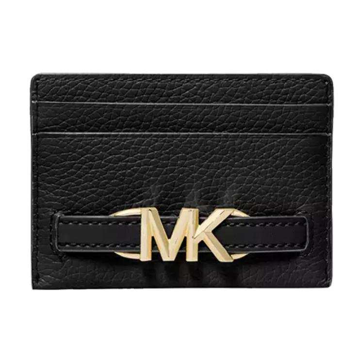 MICHAEL KORS Cow Leather Card Holder Regular Women's Black