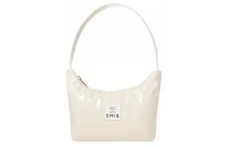 Emis Polyester Hobo Bag Shoulder Bag Women's Ivory