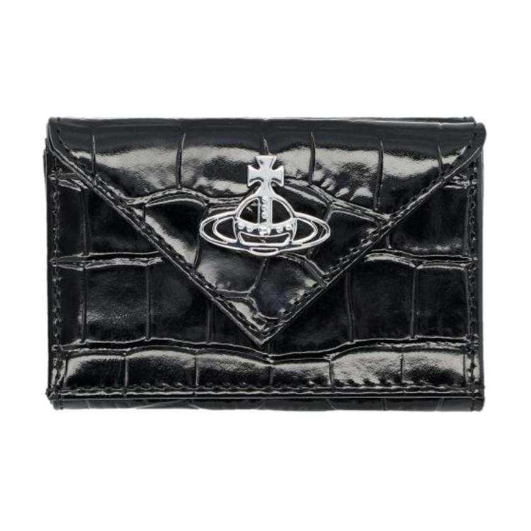 Vivienne Westwood Cow Leather Wallet Women's Black