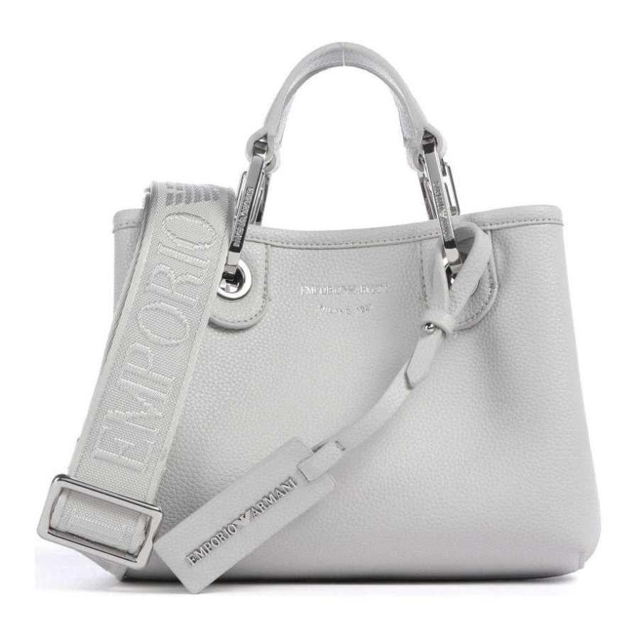 EMPORIO ARMANI MyEA Polyurethane Handbag Mini Women's Light Gray