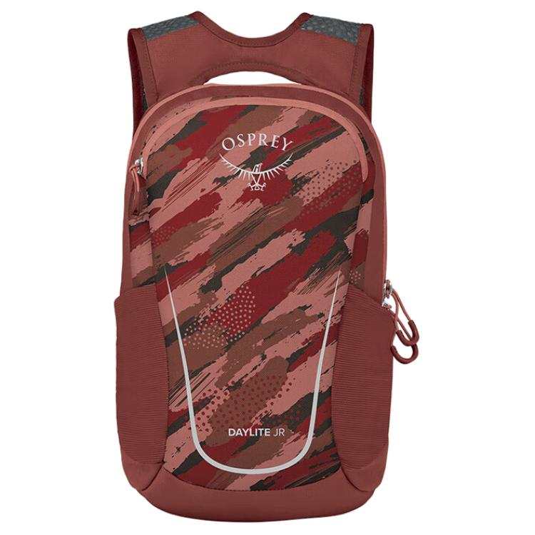 OSPREY Outdoor Mountaineering Bag Backpack Recycled Polyester Red Camouflage Kids'
