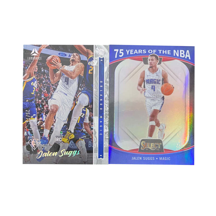 PANINI 2021 22 Magic, Suggs 75 Edition, 75 Large, Special Card Sports Cards 2 Pcs