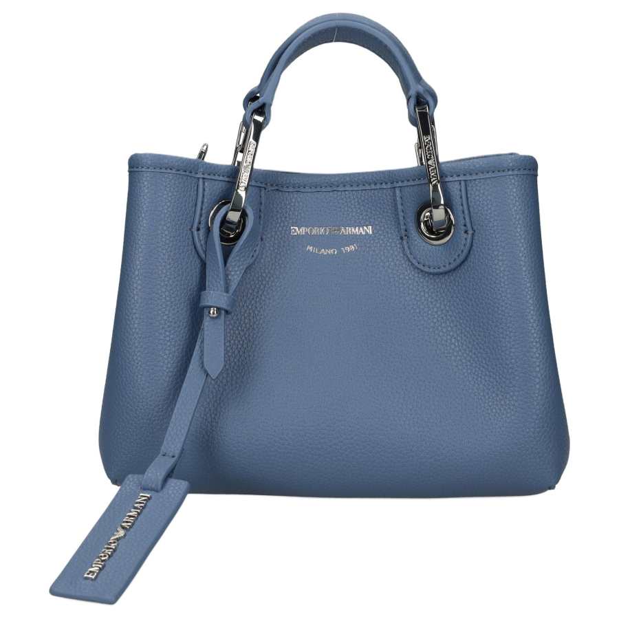 EMPORIO ARMANI MyEA Pu Handbag Mini Women's Blue