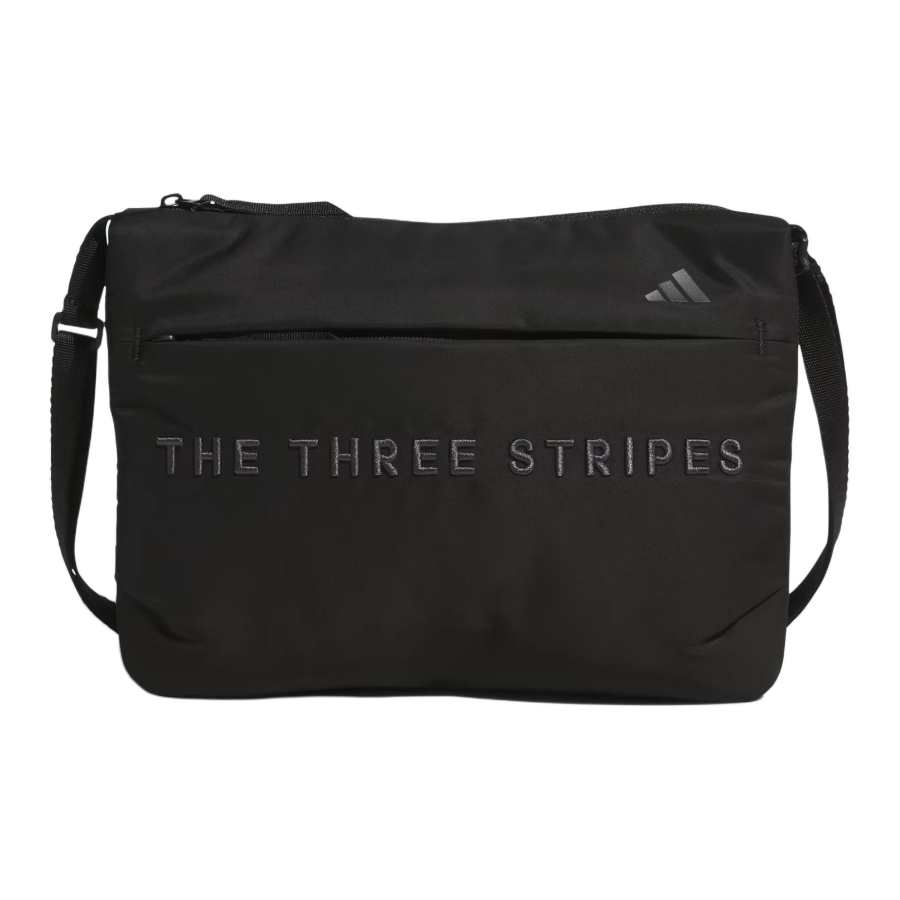 Adidas Adidas Polyester Crossbody Bag, Shoulder Bag Unisex Black