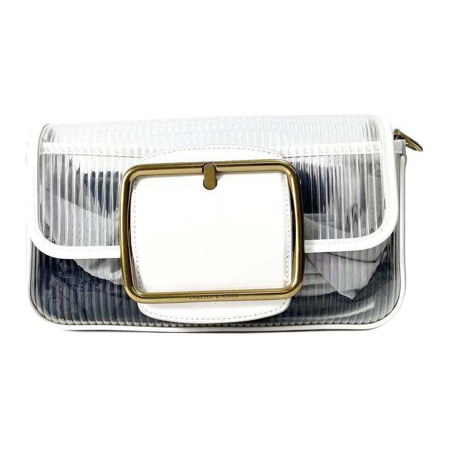 CHARLES&KEITH Metal Accessories Artificial Leather Shoulder Bag M Women's Multicolor