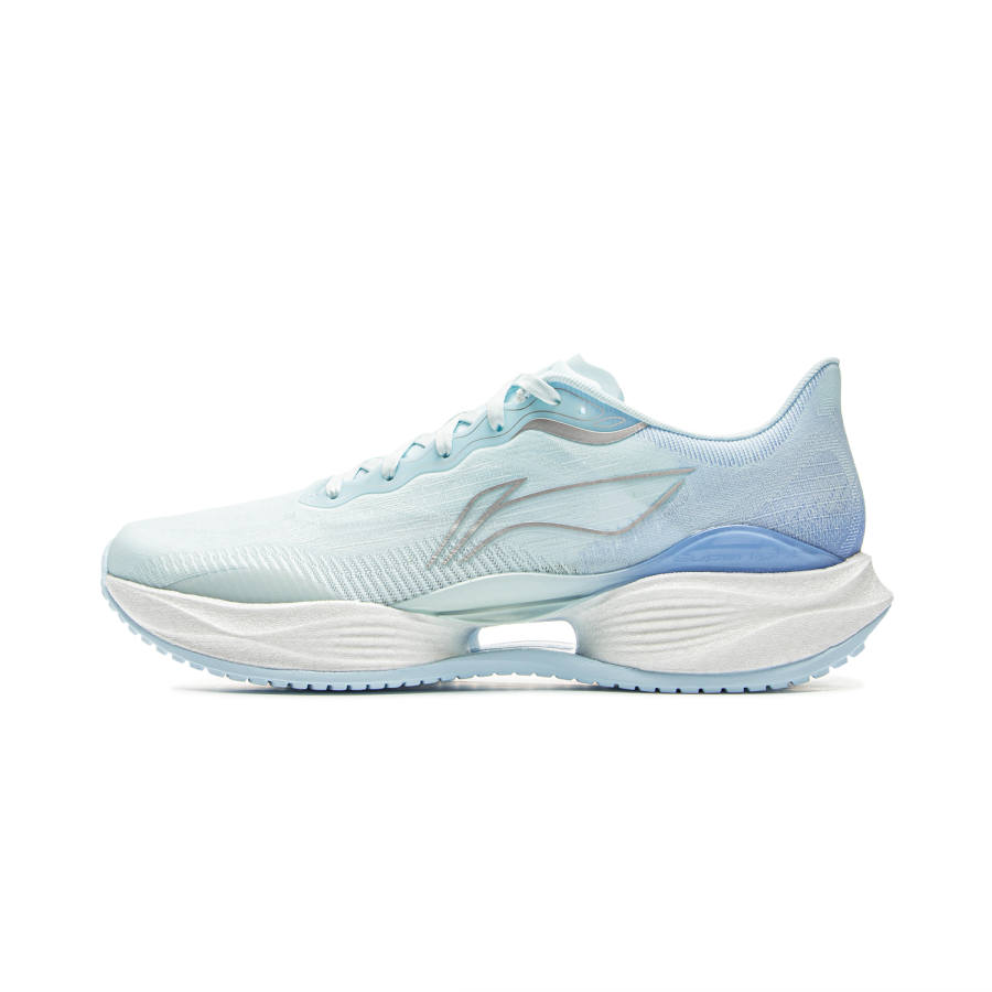 Li-Ning Li Ning Super Light 22 Low top Sky Wave Technology Casual Physical Fitness Test & Exam Running Shoes Men's Light Blue