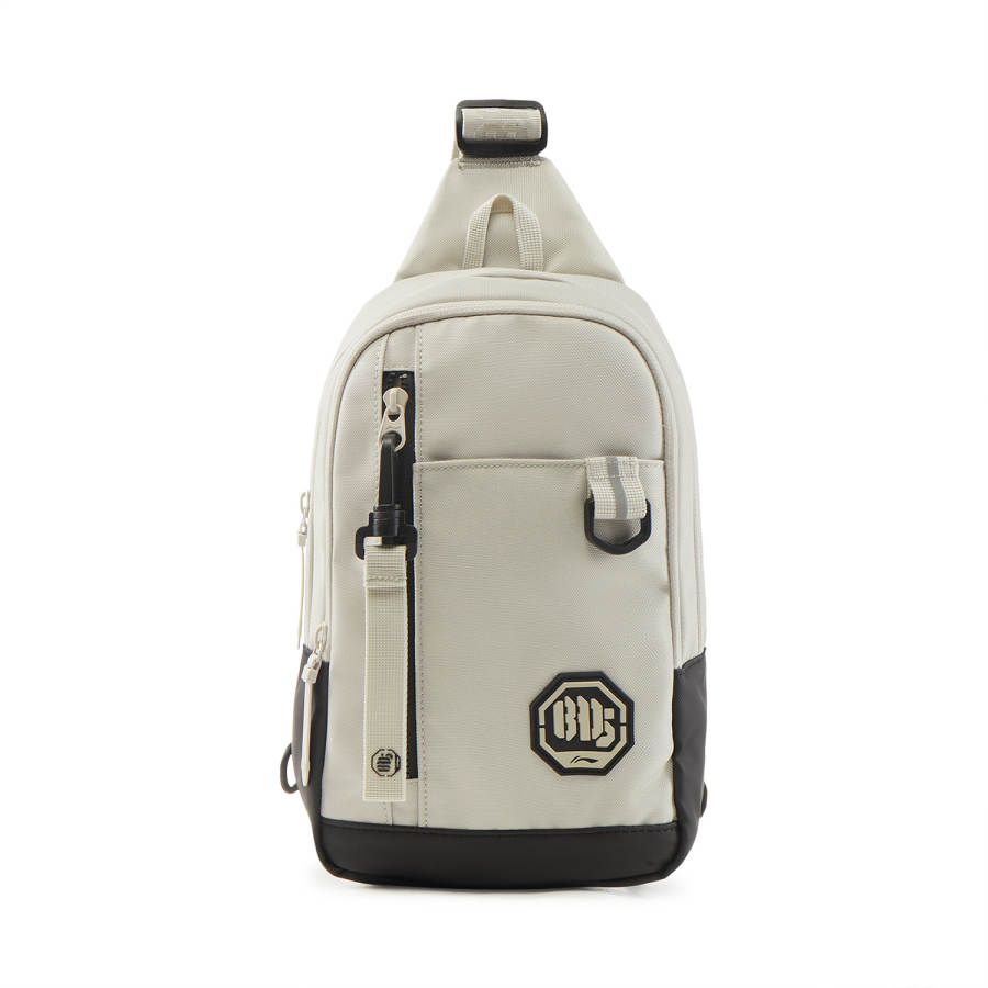 Li-Ning Li Ning Polyester Sling Bag Unisex Coast Gray