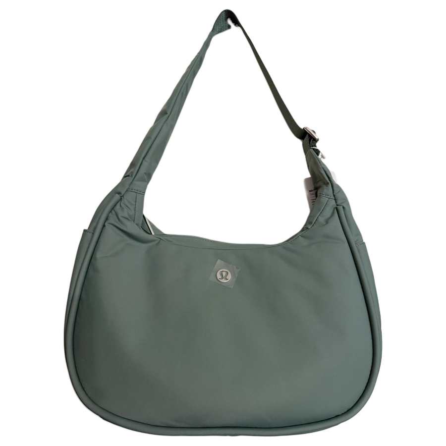 Lululemon Nylon Handbag, Shoulder Bag Mini Women's Green