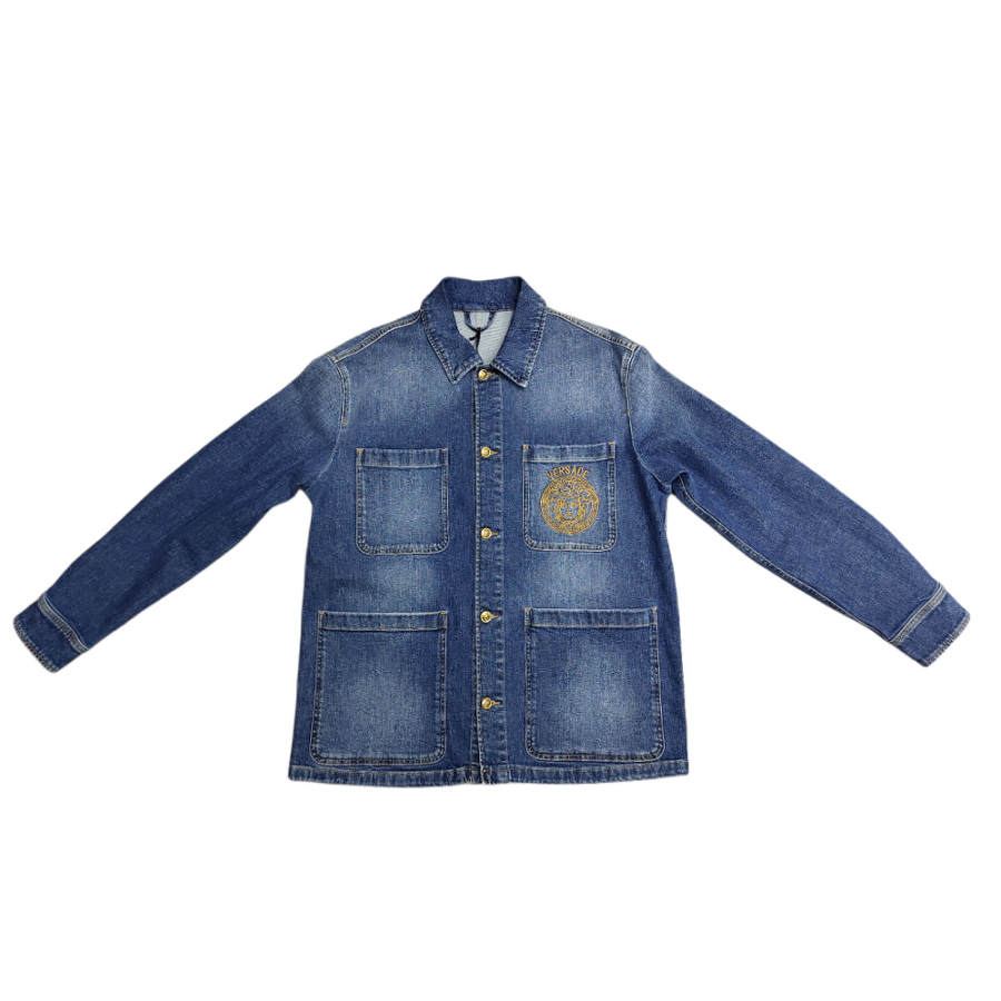 VERSACE VERSACE Denim Jacket Men's Blue