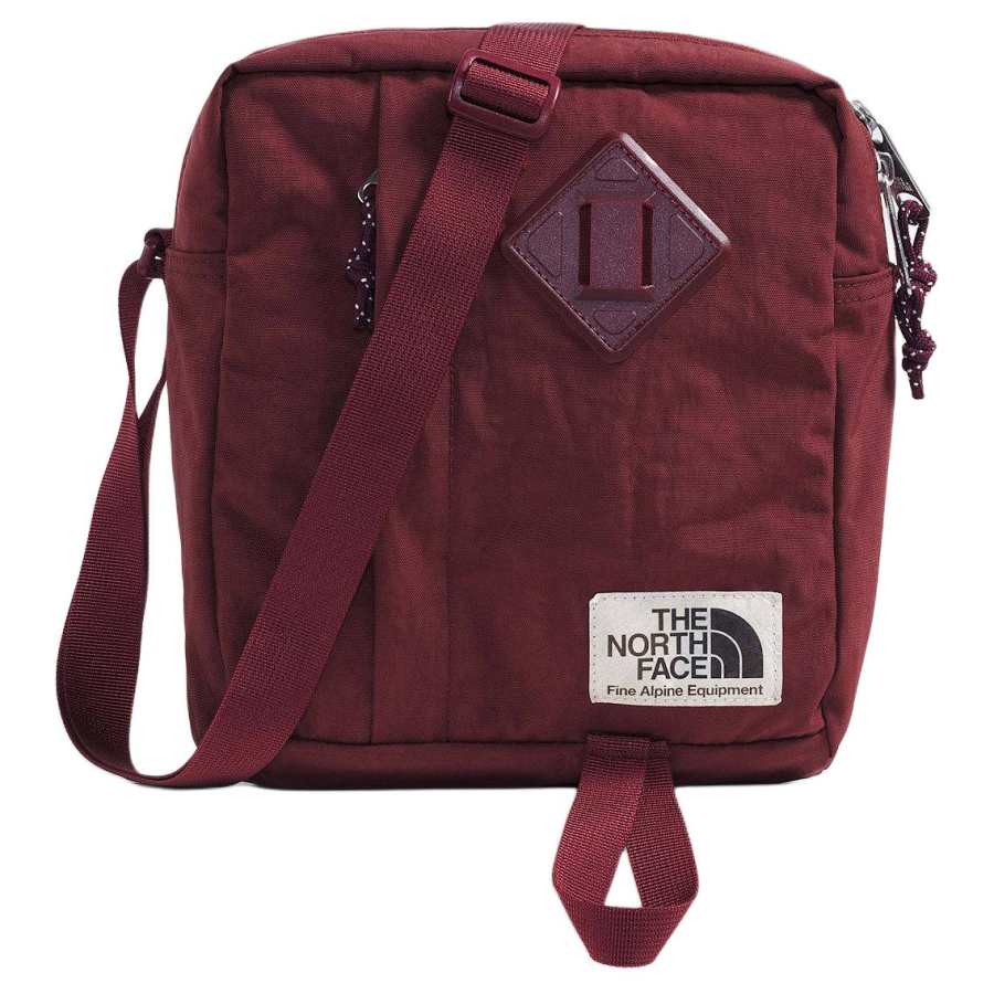 THE NORTH FACE Berkeley 4.7L One Shoulder Crossbody Outdoor Bag Nylon Burgundy Unisex