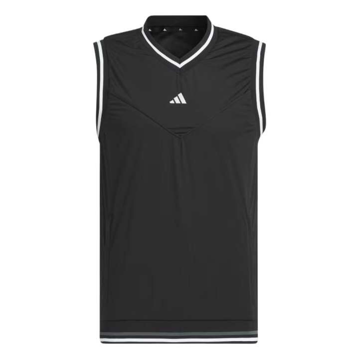 Adidas Adidas Vests Unisex Black V Neck Moderate Other