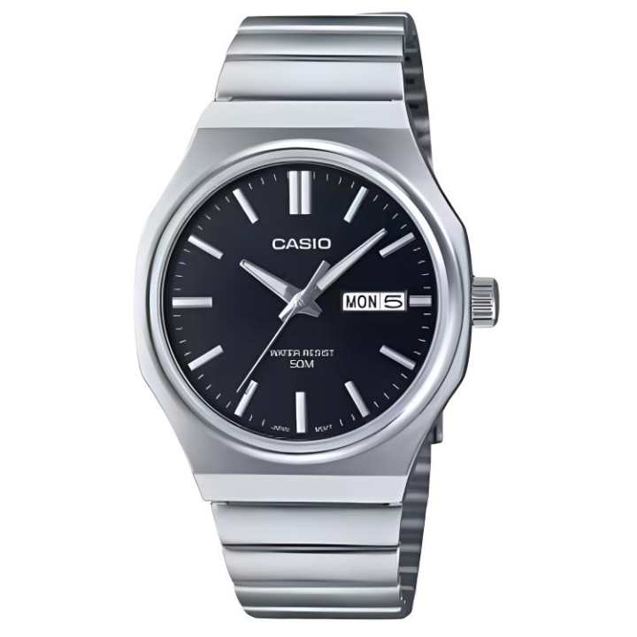 CASIO CASIO Standard Collection Quartz Movement Stainless Steel Strap Watch Men's Watches Black Dial
