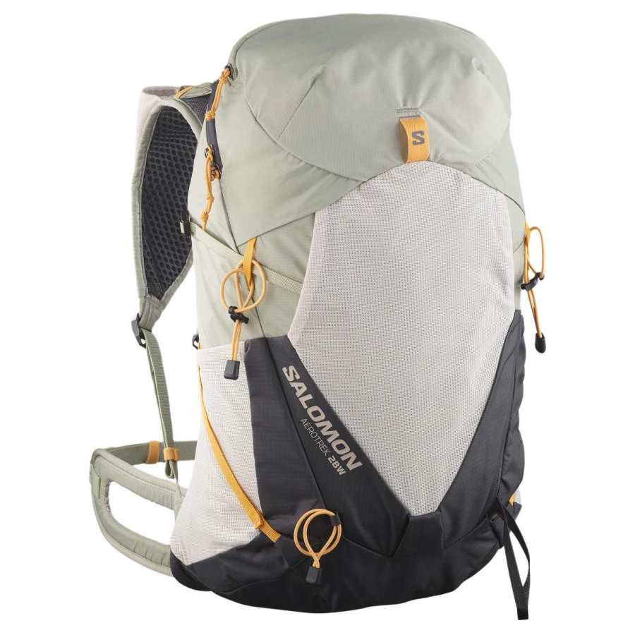 SALOMON 28L Outdoor Bags Polyamide Green & White & Dark Gray Women's