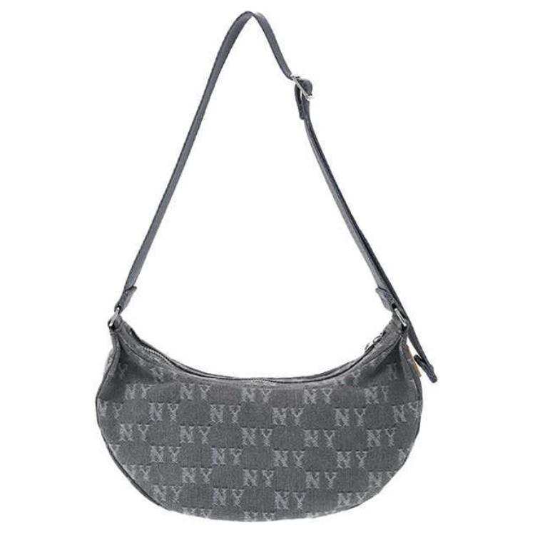 MLB MLB Denim Shoulder Bag Unisex Gray