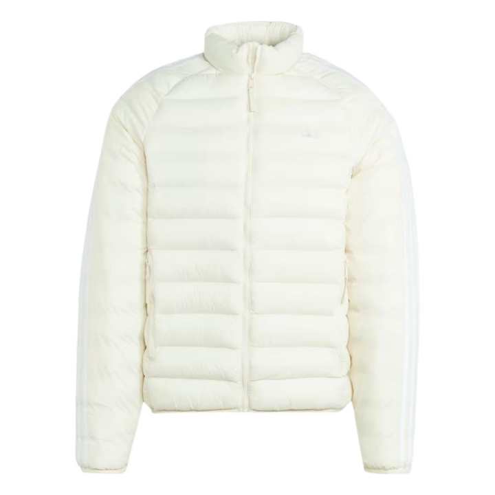 Adidas Adidas Down Jackets Men's White Stand Collar Moderate Down Jacket