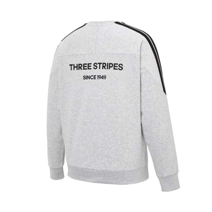 Adidas Adidas Sweatshirt Unisex Light Gray