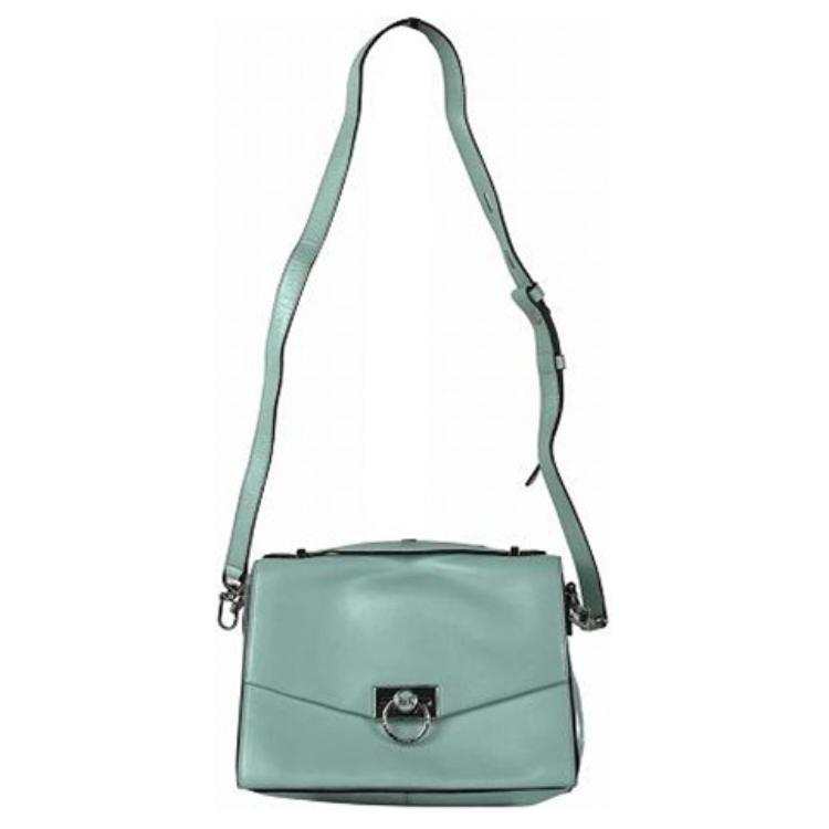 MICHAEL KORS Hendri Leather Shoulder Bag, Crossbody Bag Medium Women's Blue