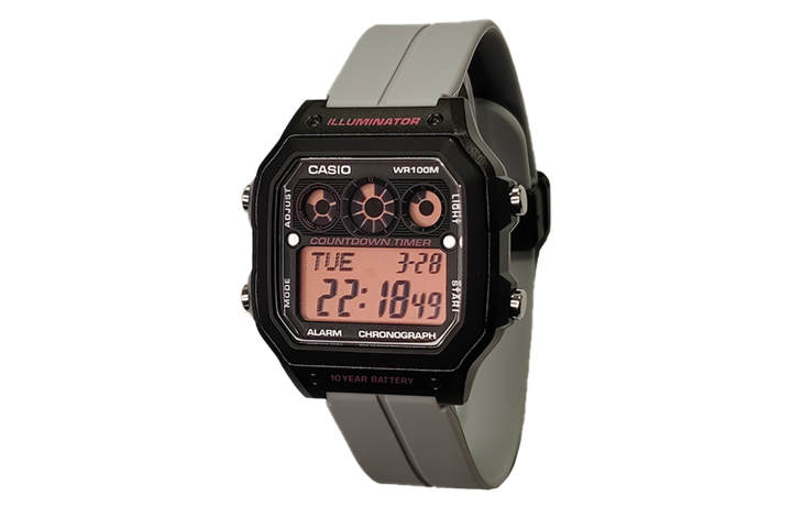 CASIO CASIO Custom Collection Quartz Movement Watch Men's Watches Black Dial