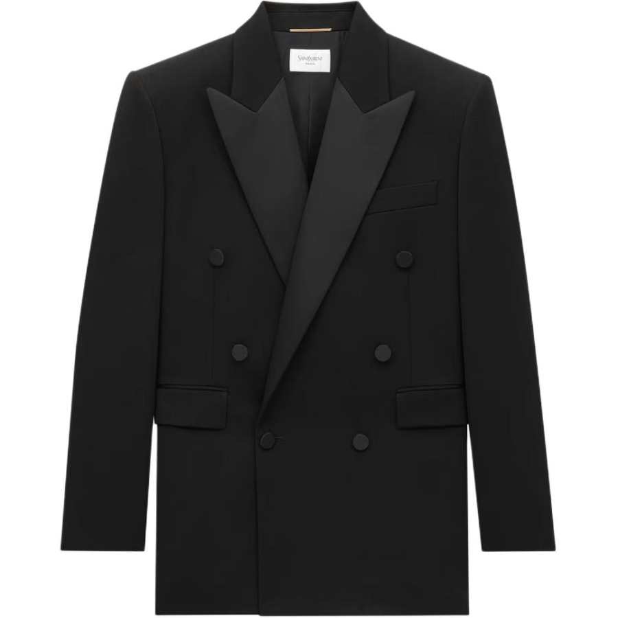 SAINT LAURENT SAINT LAURENT Double Breasted Tuxedo Jacket