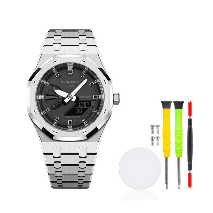 CASIO CASIO Custom Collection Quartz Movement Stainless Steel Watchband Watch Unisex Black Dial
