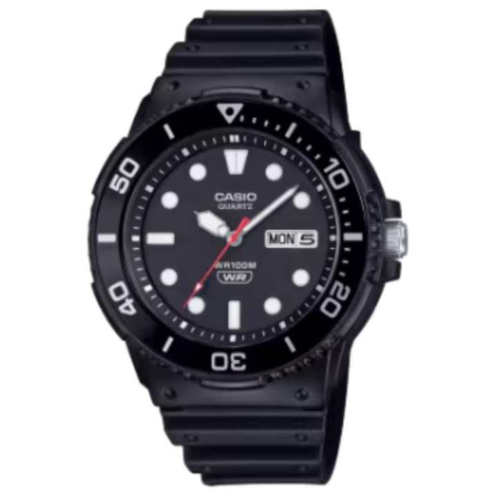 CASIO CASIO Standard Collection Quartz Movement Resin Strap Watch Men's Watches Black Dial
