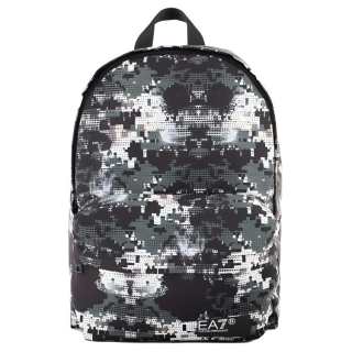 EMPORIO ARMANI Polyester Backpack Large Unisex Green & Black & White